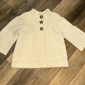 Michael Kors white sweater- three quarter length sleeves